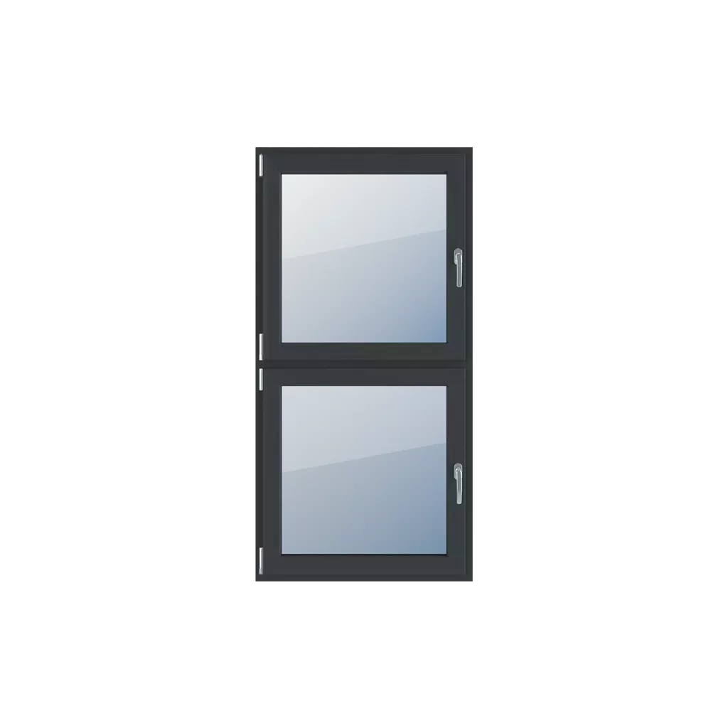 Podział symetryczny pionowy 50-50 okna typy-okien 2-skrzydlowe   