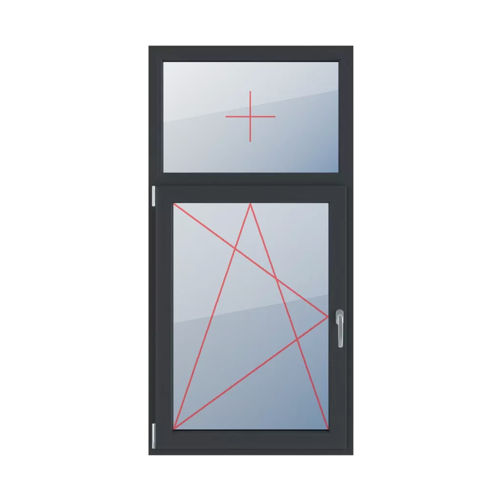 Szklenie stałe w ramie, rozwierno-uchylne lewe okna typy-okien 2-skrzydlowe podzial-niesymetryczny-pionowy-30-70 szklenie-stale-w-ramie-rozwierno-uchylne-lewe 
