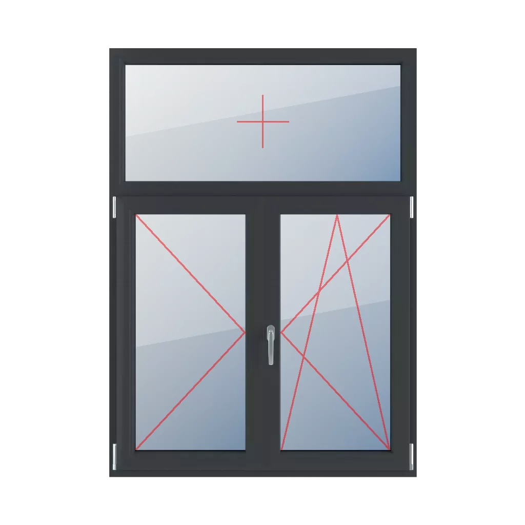 Szklenie stałe w ramie, rozwierne lewe, słupek ruchomy, rozwierno-uchylne prawe okna typy-okien 3-skrzydlowe podzial-niesymetryczny-pionowy-30-70-z-ruchomym-slupkiem szklenie-stale-w-ramie-rozwierne-lewe-slupek-ruchomy-rozwierno-uchylne-prawe 