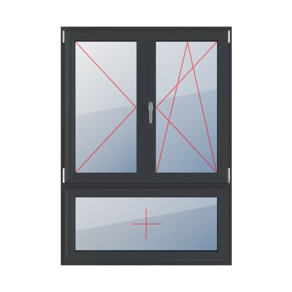 Rozwierne lewe, słupek ruchomy, rozwierno-uchylne prawe, szklenie stałe w skrzydle okna typy-okien 3-skrzydlowe podzial-niesymetryczny-pionowy-70-30-z-ruchomym-slupkiem rozwierne-lewe-slupek-ruchomy-rozwierno-uchylne-prawe-szklenie-stale-w-skrzydle 