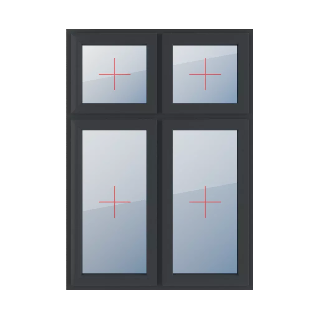 Szklenie stałe w skrzydle okna typy-okien 4-skrzydlowe podzial-niesymetryczny-pionowy-30-70  