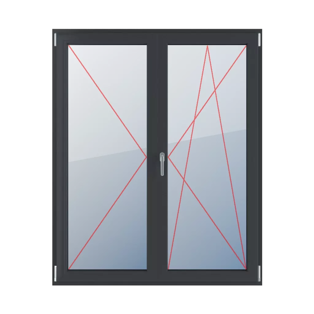 Rozwierne prawe, słupek ruchomy, rozwierno-uchylne prawe okna typy-okien balkonowe 2-skrzydlowe-z-ruchomym-slupkiem  