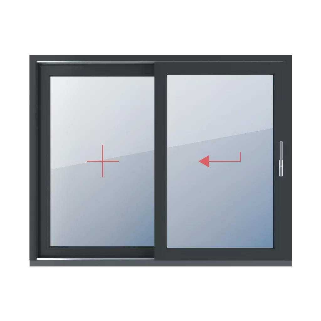 Szklenie stałe, przesuwne lewe okna typy-okien drzwi-tarasowe-przesuwne-hst 2-skrzydlowe szklenie-stale-przesuwne-lewe 