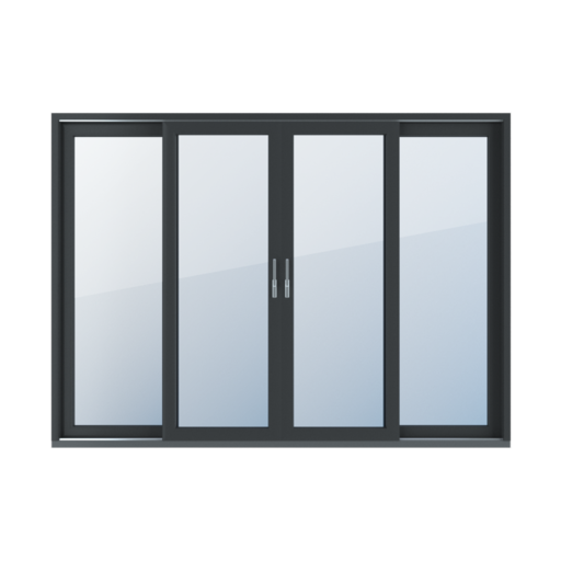Typy okien drzwi tarasowe przesuwne HST 4