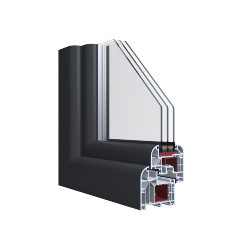 Ideal 8000 ✨ Rounded okna profile aluplast ideal-8000