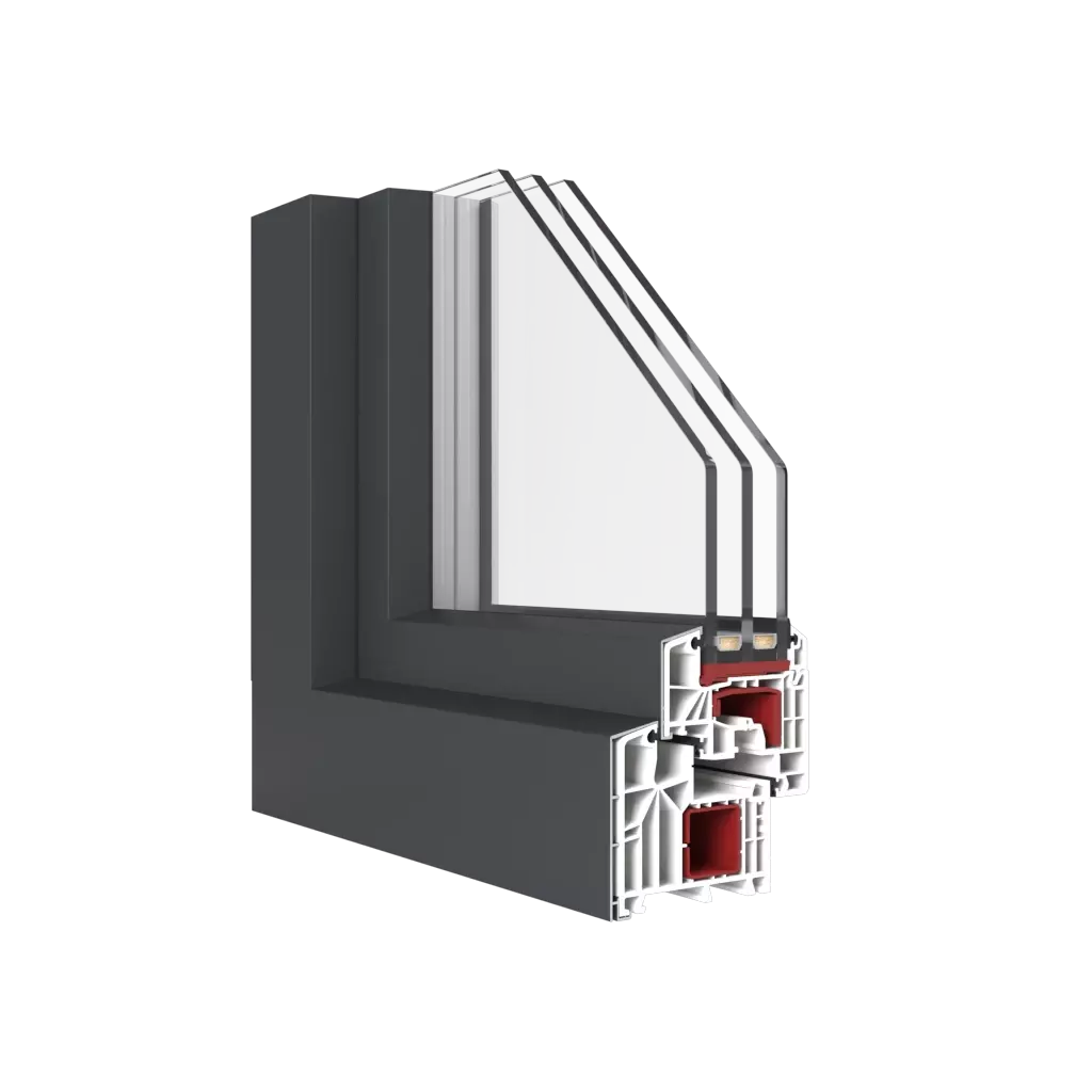 Ideal 8000 ✨ With aluminum overlay okna profile-okienne aluplast ideal-8000