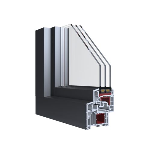 Ideal 8000 ✨ With aluminum overlay okna profile aluplast ideal-8000