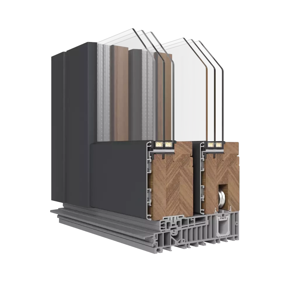 HST-ALU Rounded okna profile-okienne cdm hst-alu