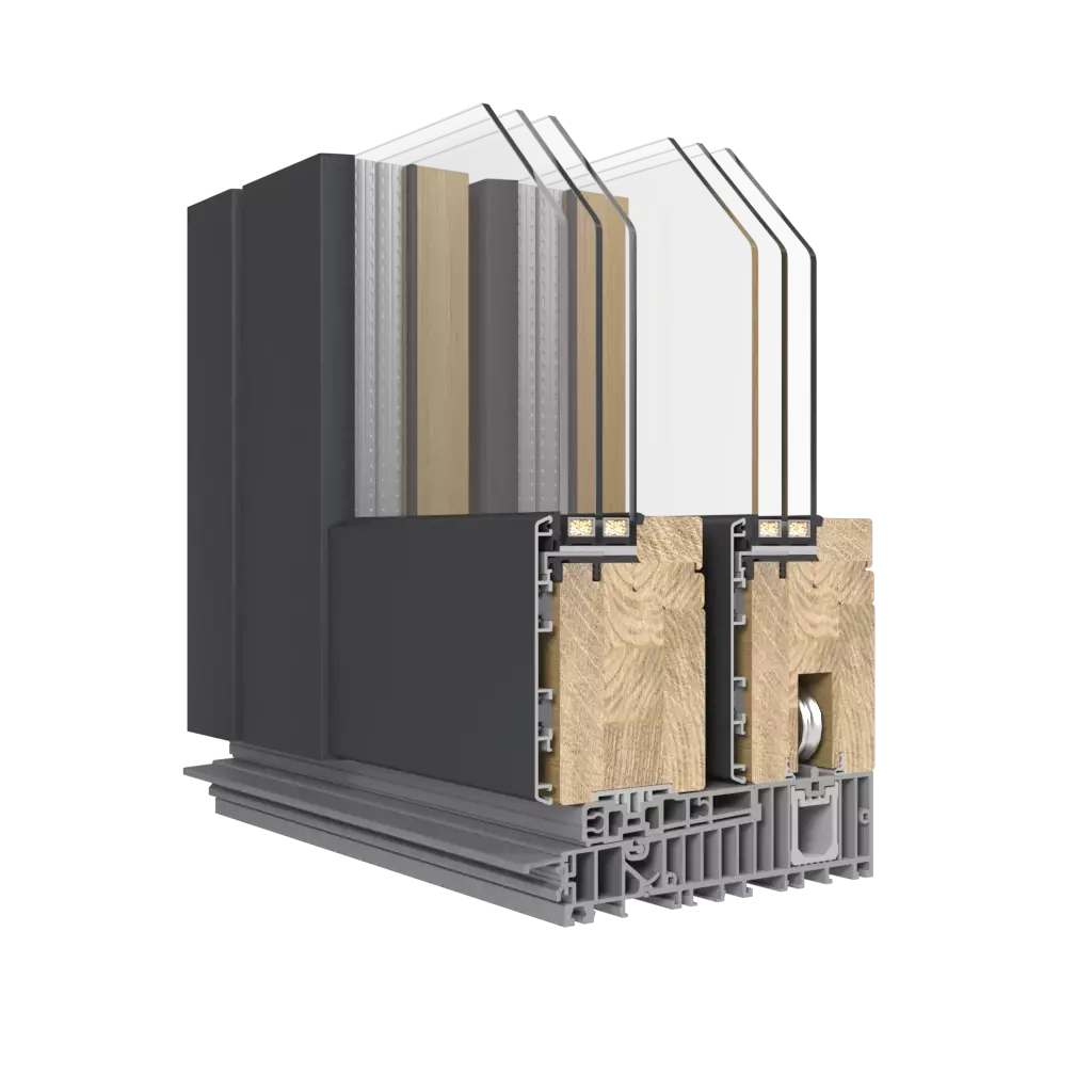 HST-ALU Rounded okna profile-okienne cdm hst-alu