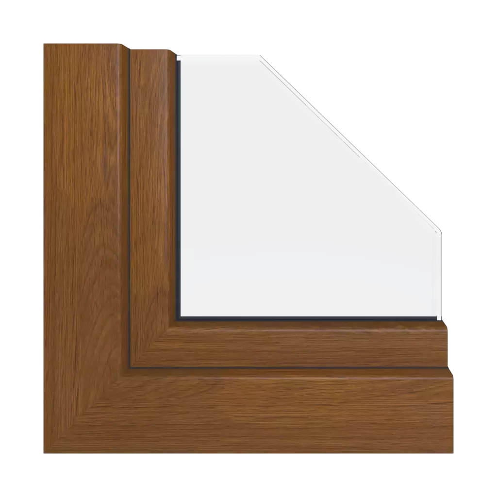 Dąb klejony miodowy super mat  🆕 okna profile-okienne veka softline-82-md