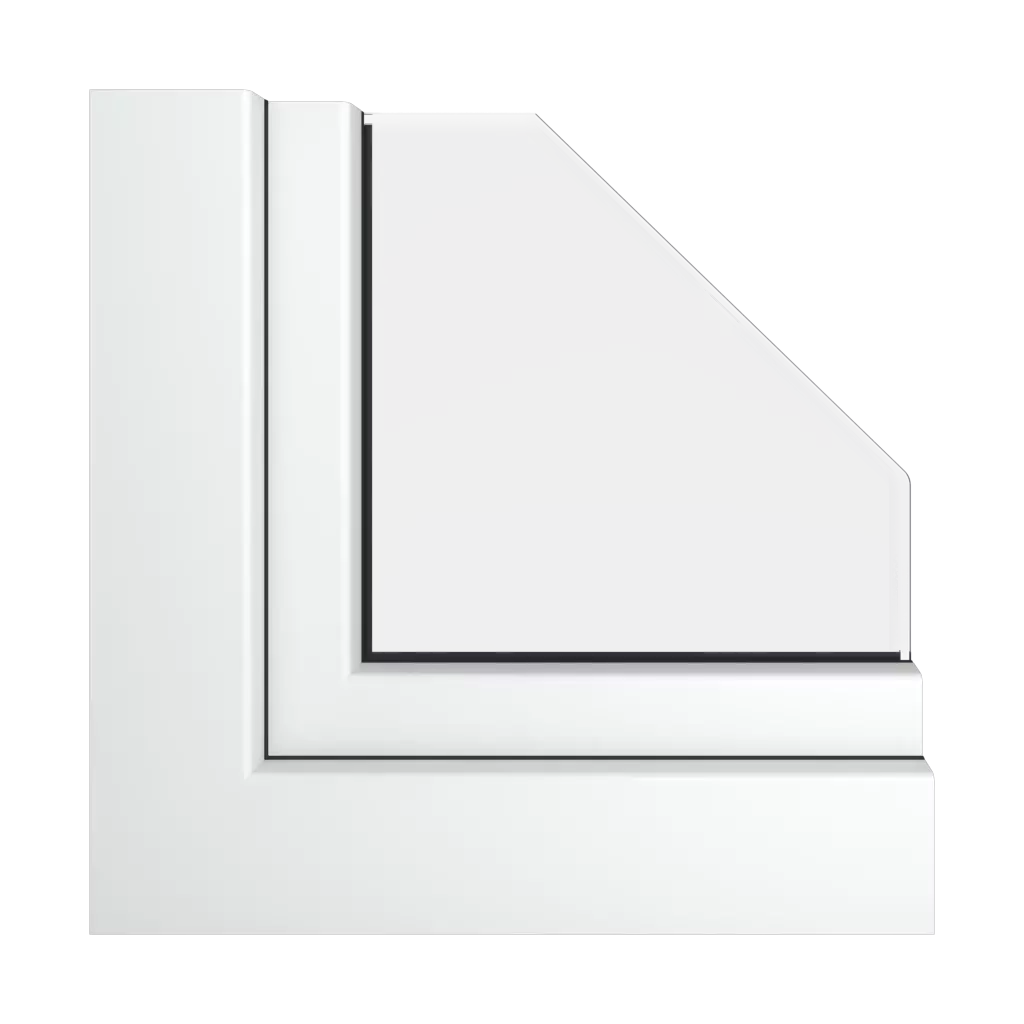 Biały ultramatowy okna kolory veka   