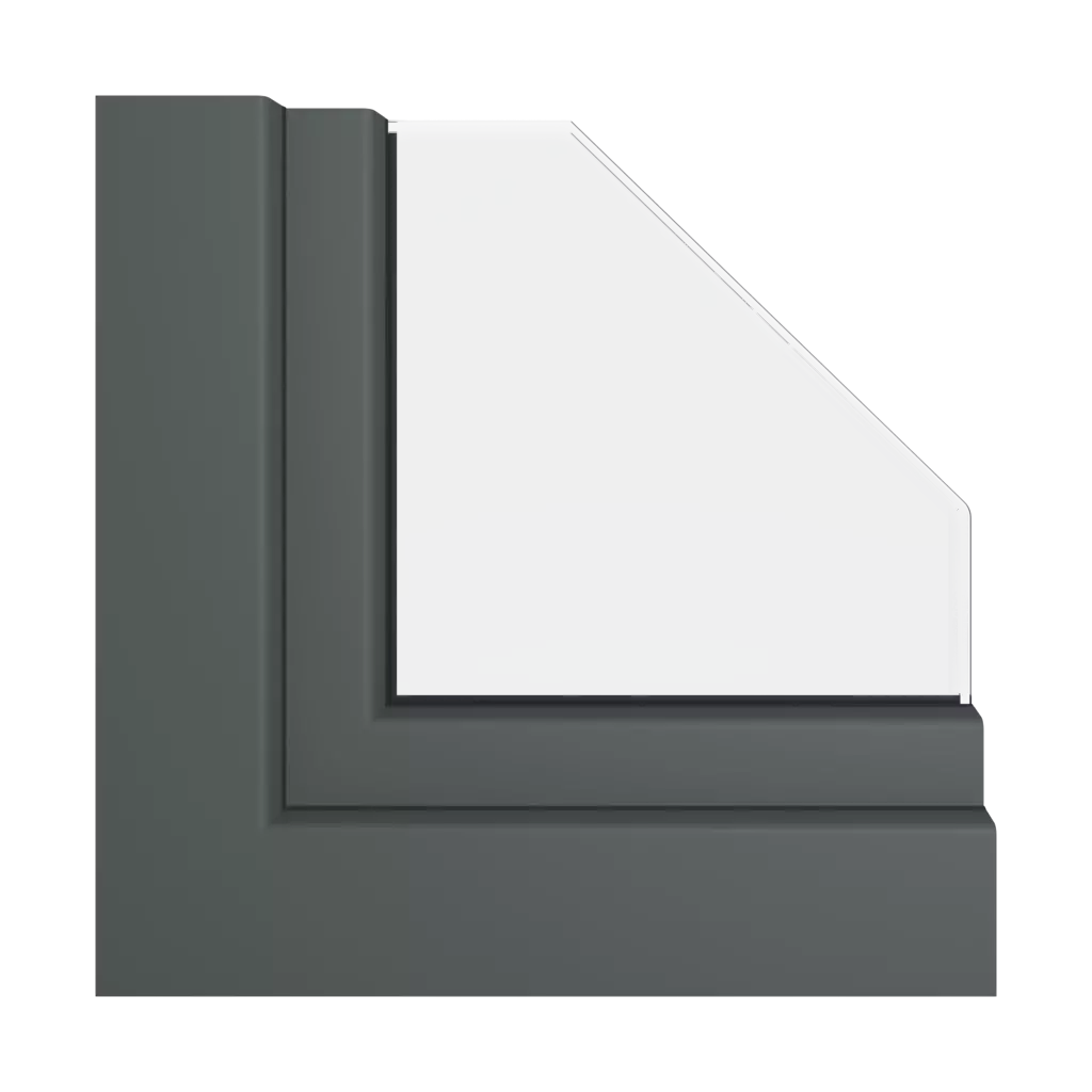 Antracytowy ultramatowy ✨ okna profile-okienne veka softline-82-md