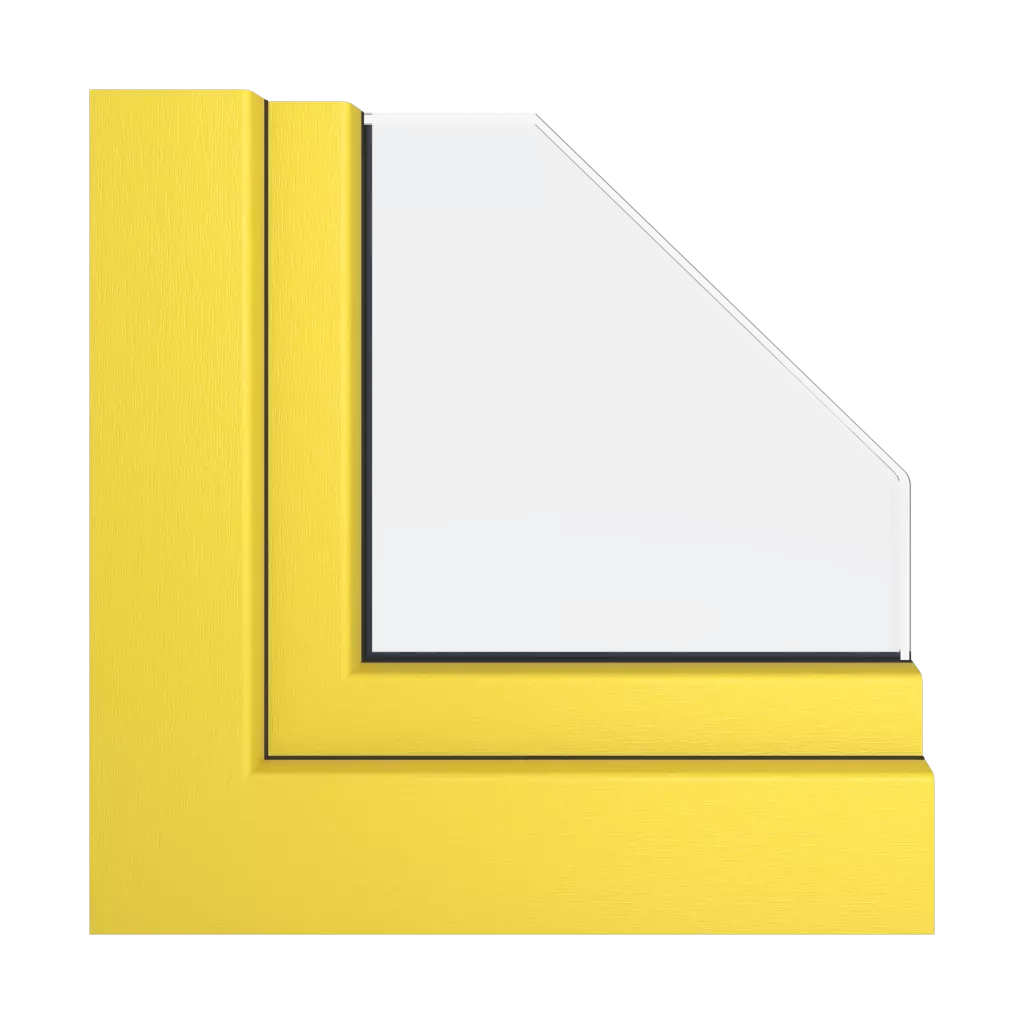 Żółty okna profile-okienne veka softline-82-md