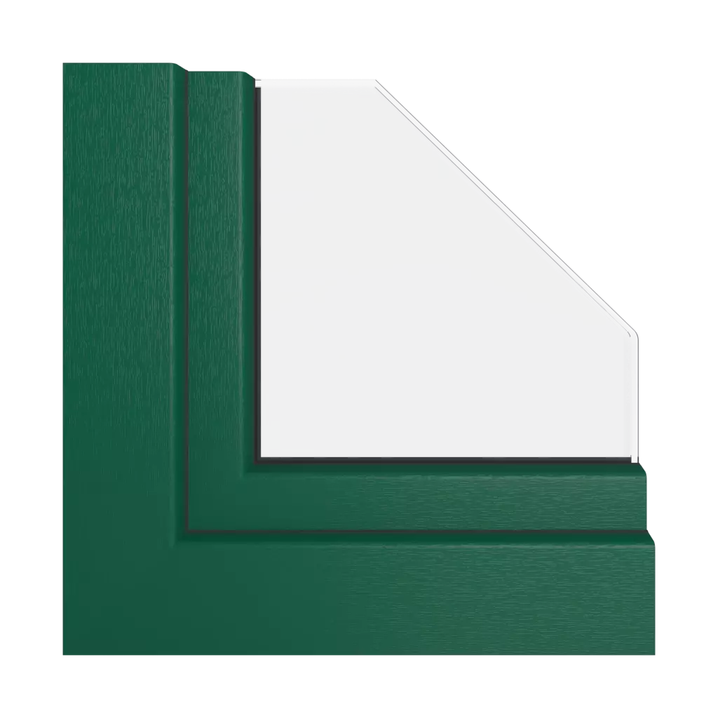 Zielony okna kolory veka   