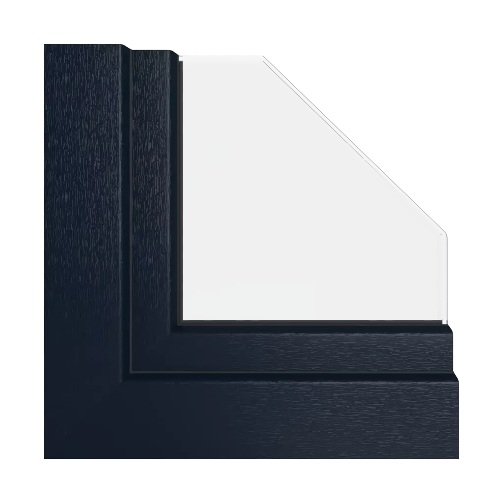 Niebieski monumentalny okna profile-okienne veka softline-82-md