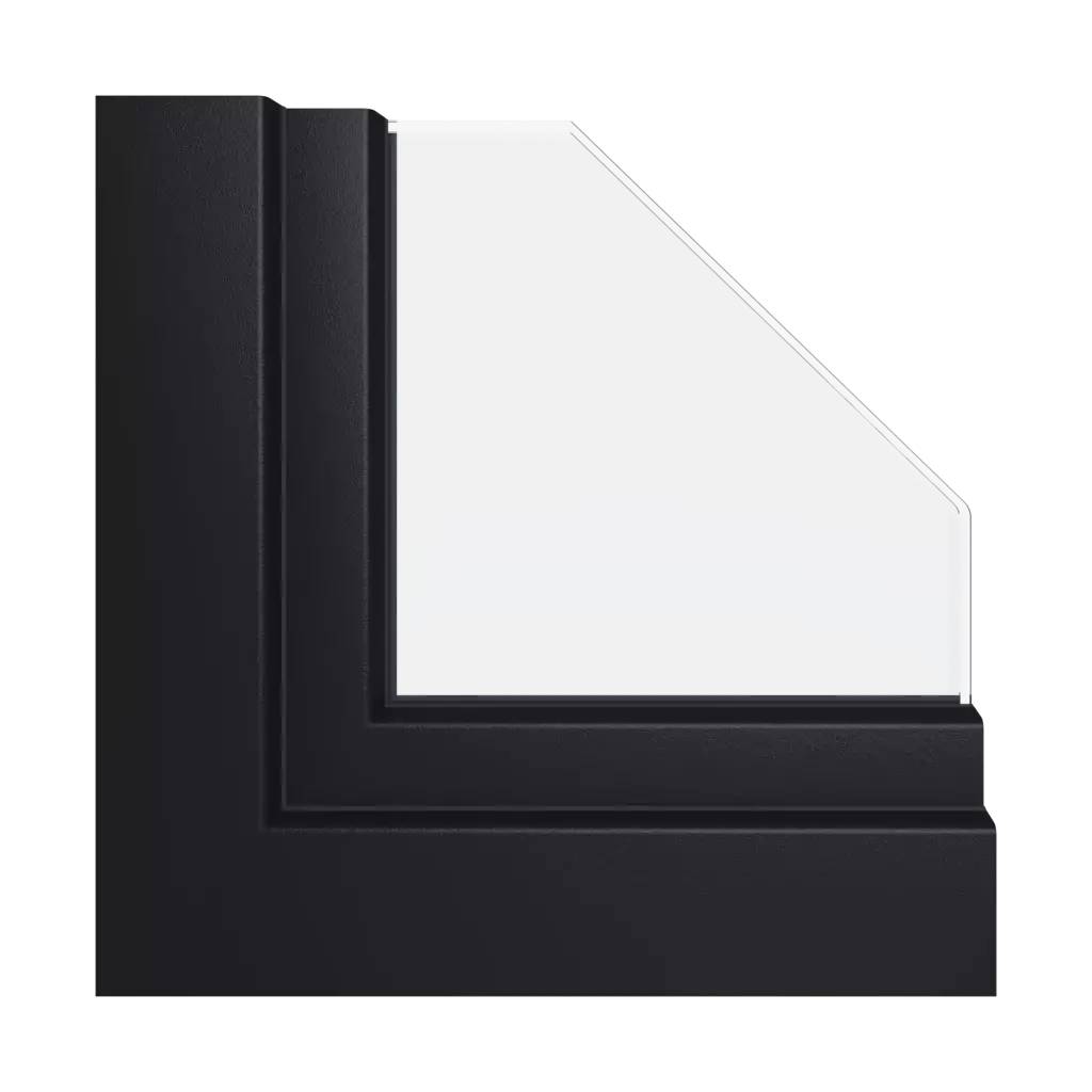 Jet black ✨ okna kolory cieple-ramki ciemny-braz 