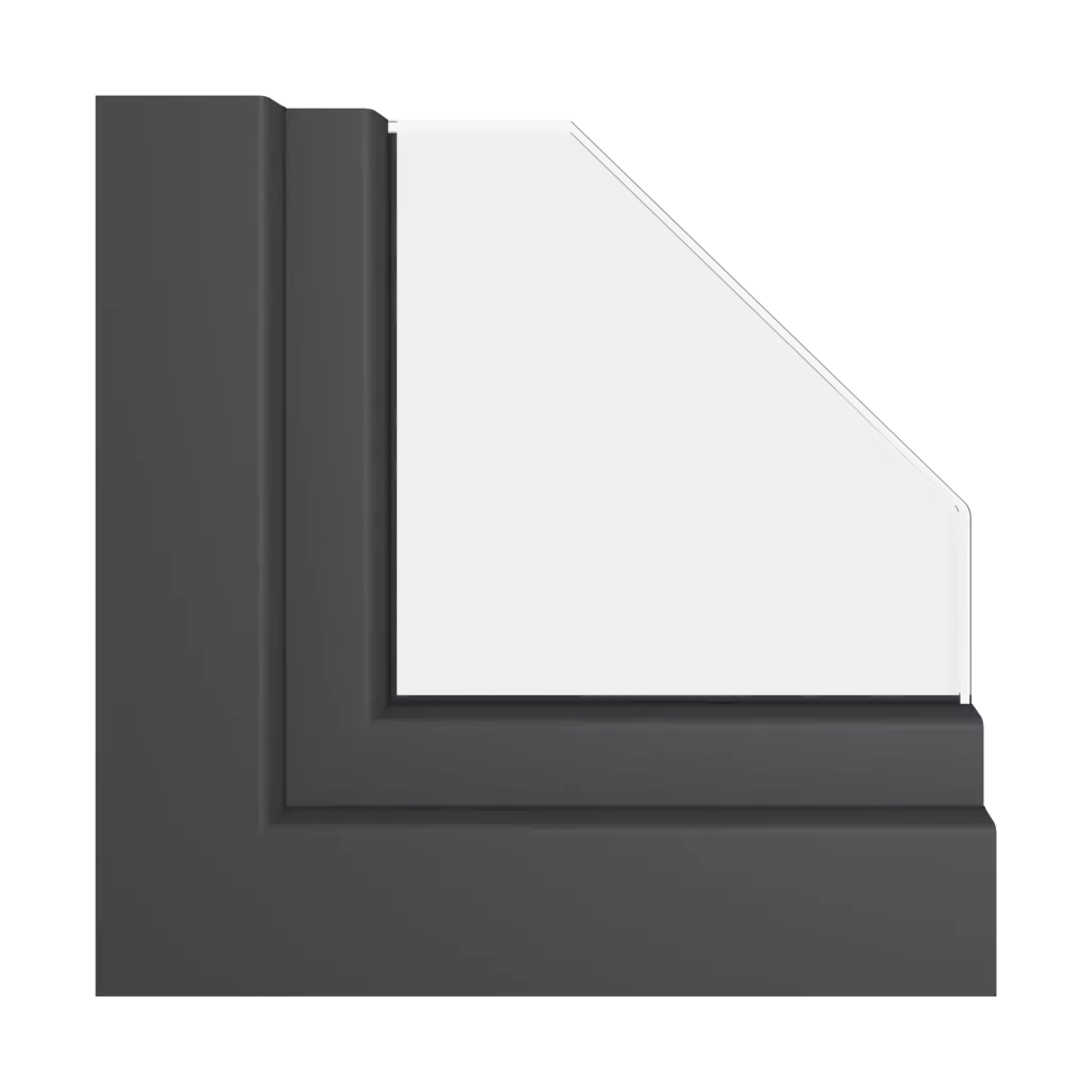 Umbra ultramatowy okna kolory veka   