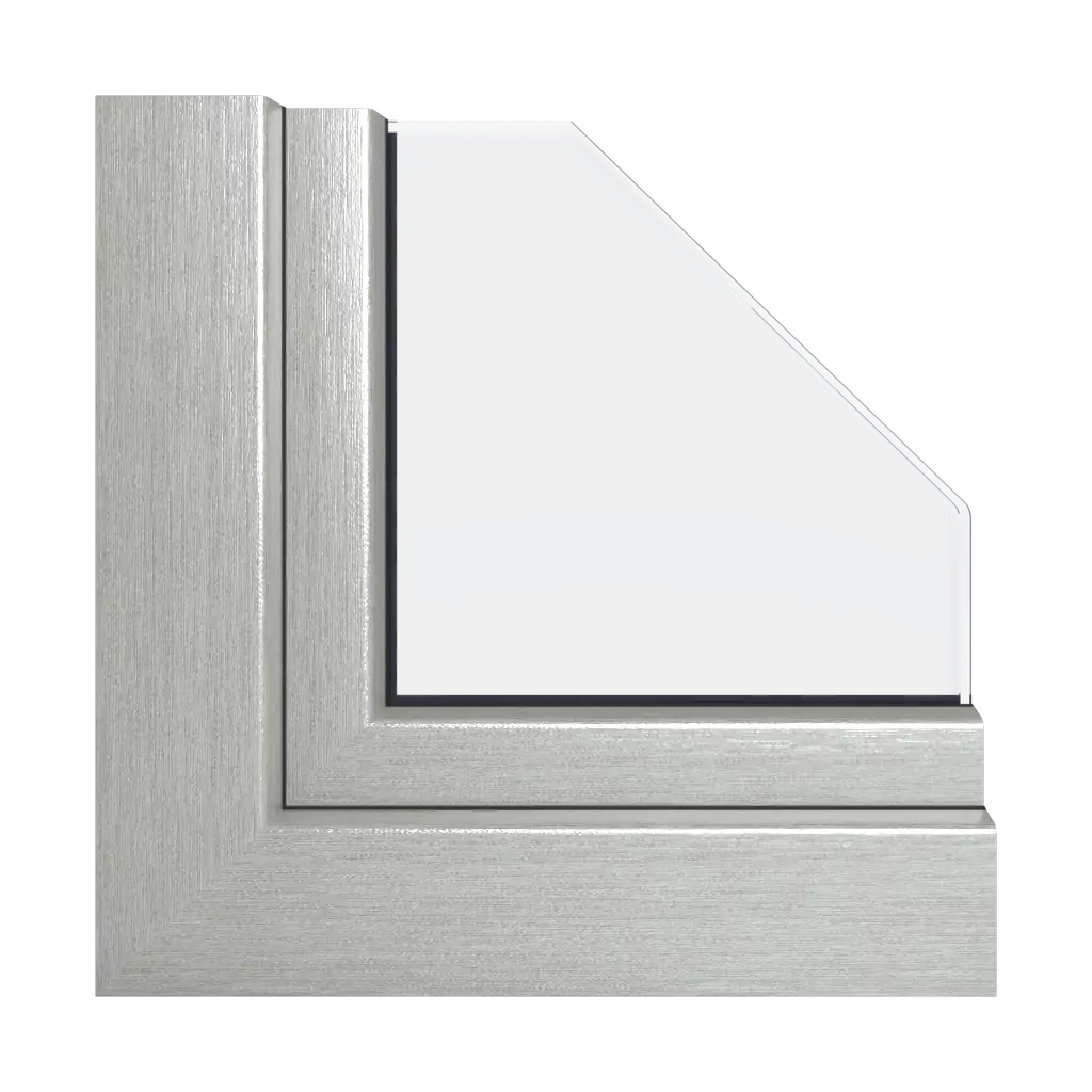 Aluminium szczotkowane okna kolory veka   