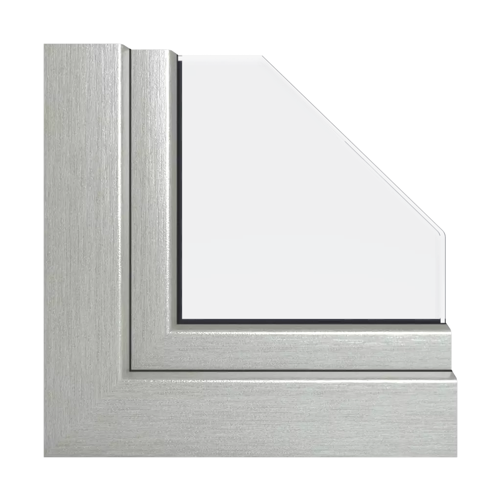 Aluminium szczotkowane okna profile-okienne veka perfectline-standard