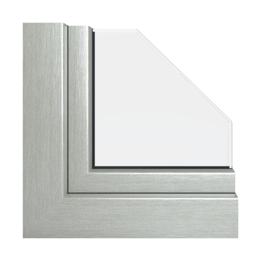 Aluminium szczotkowane okna profile veka softline-82-md