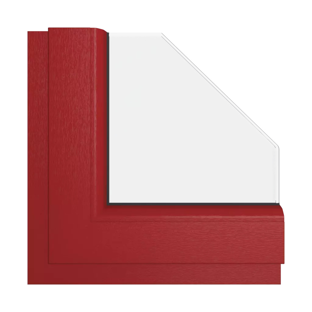 Czerwono-brązowy okna kolory veka czerwono-brazowy interior