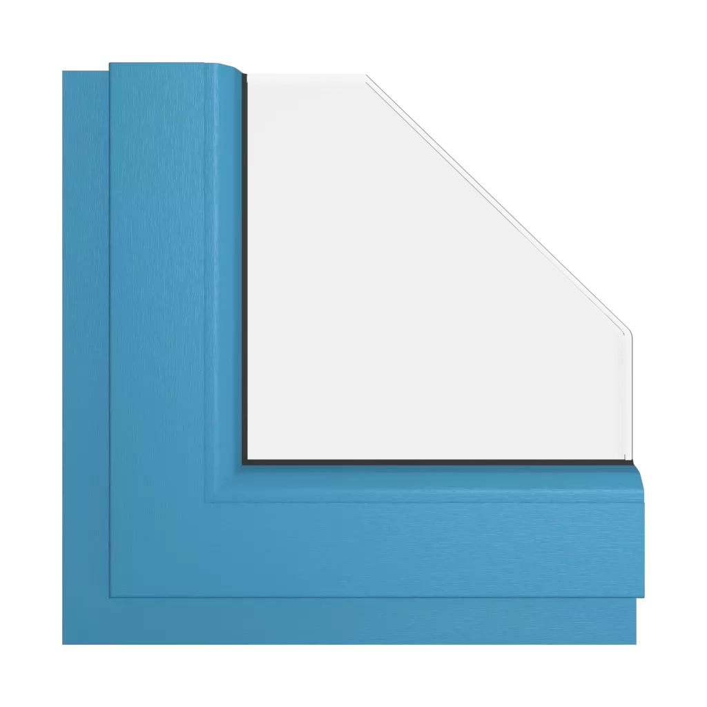 Brylantowo-niebieski okna kolory veka brylantowo-niebieski interior