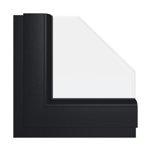 Jet black ✨ okna kolory veka jet-black
