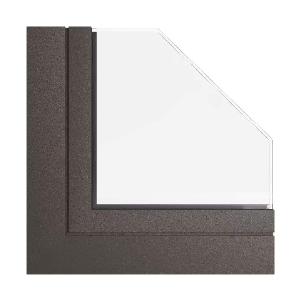 Brązowy szary produkty okna-harmonijkowe    