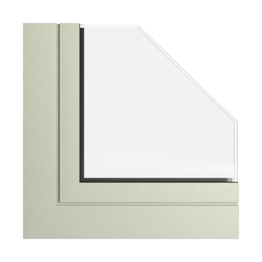 Szary beżowy okna profile-okienne aliplast