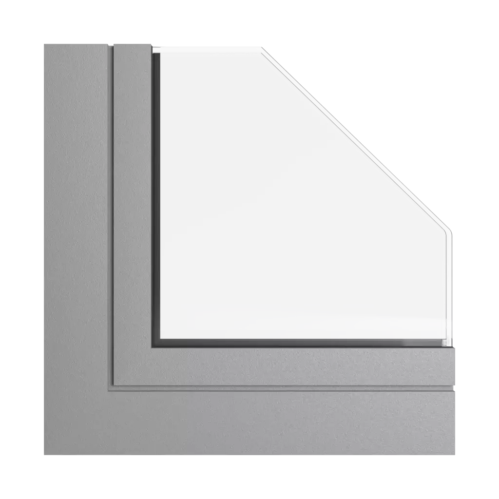 Szary stalowy produkty okna-harmonijkowe    