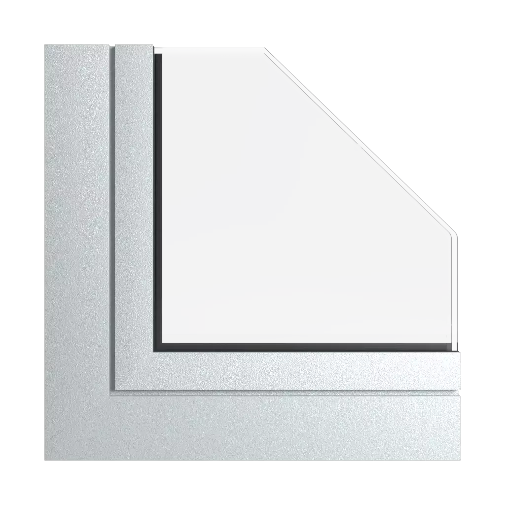 Srebrny szary produkty okna-fasadowe    