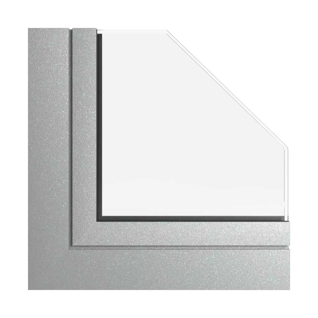 Szary okna profile-okienne aliplast