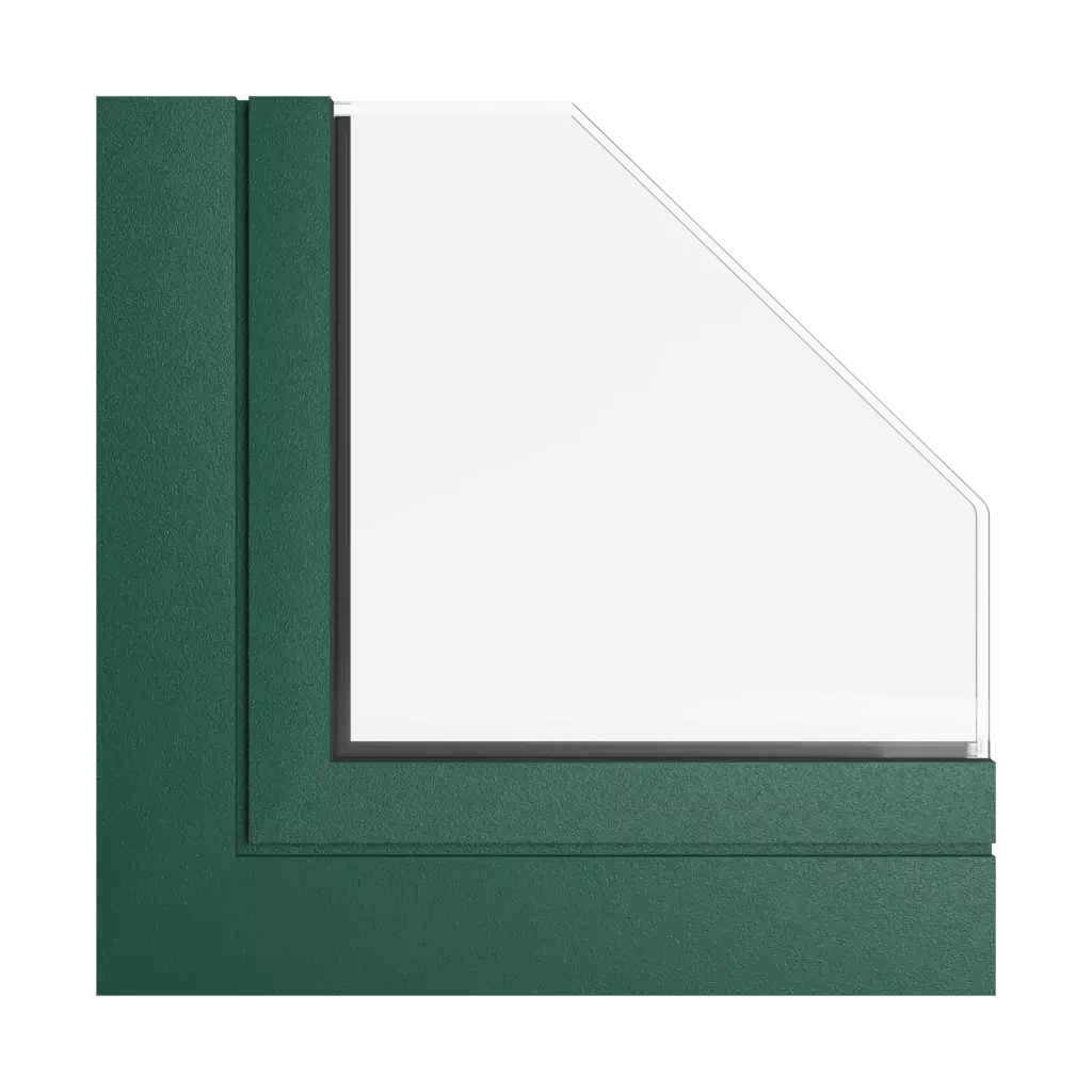 Zielony mech produkty okna-harmonijkowe    