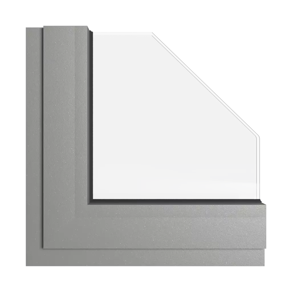 Szare aluminium okna kolory aliplast szare-aluminium interior