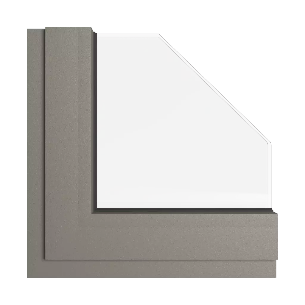 Szary kwarcytowy okna kolory aliplast szary-kwarcytowy interior