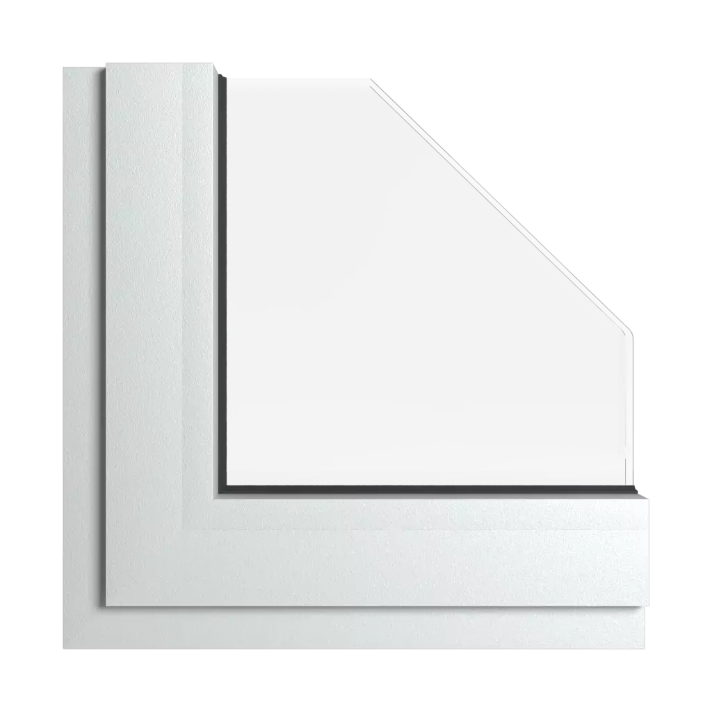 Białe aluminium okna kolory aliplast biale-aluminium interior
