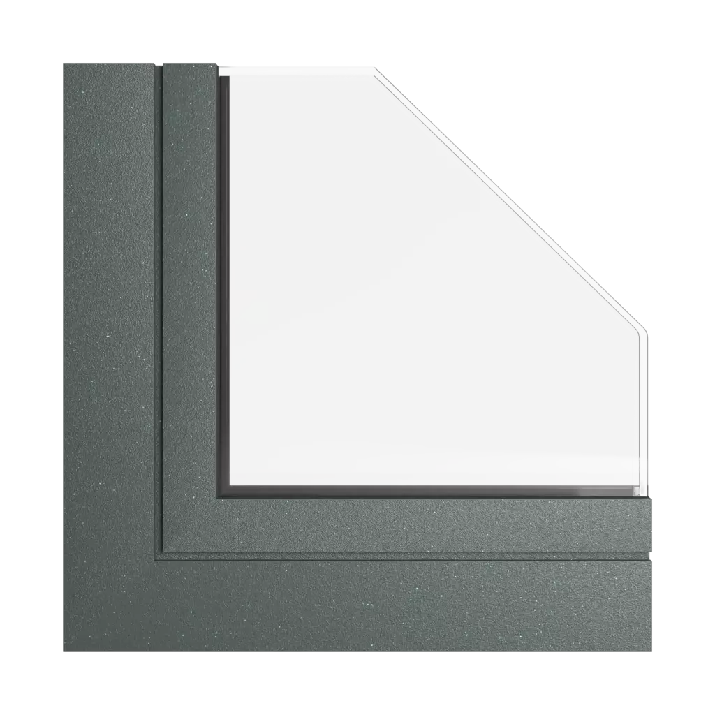 Zielony metaliczny tiger produkty okna-harmonijkowe    