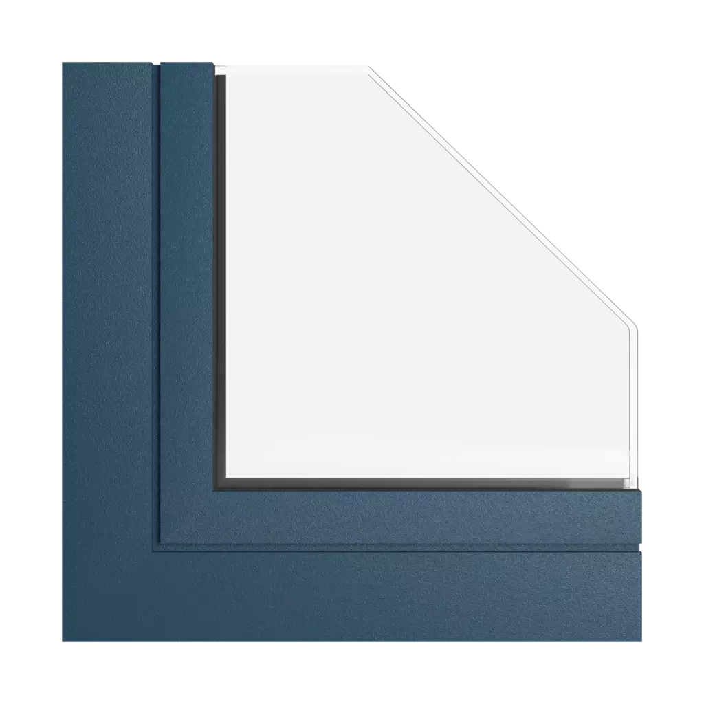Szafirowo szary tiger okna profile-okienne aliplast