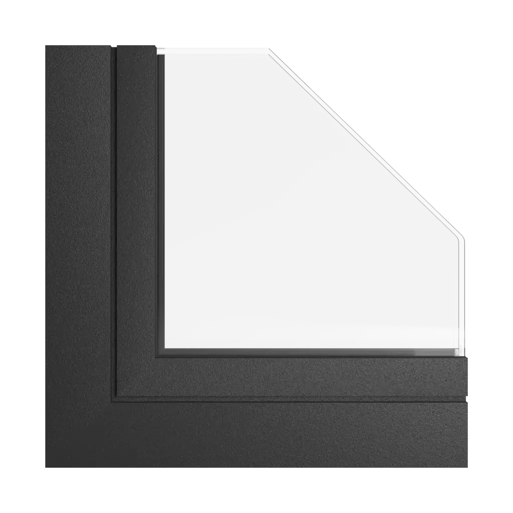 Czarny sygnałowy tiger produkty okna-aluminiowe    