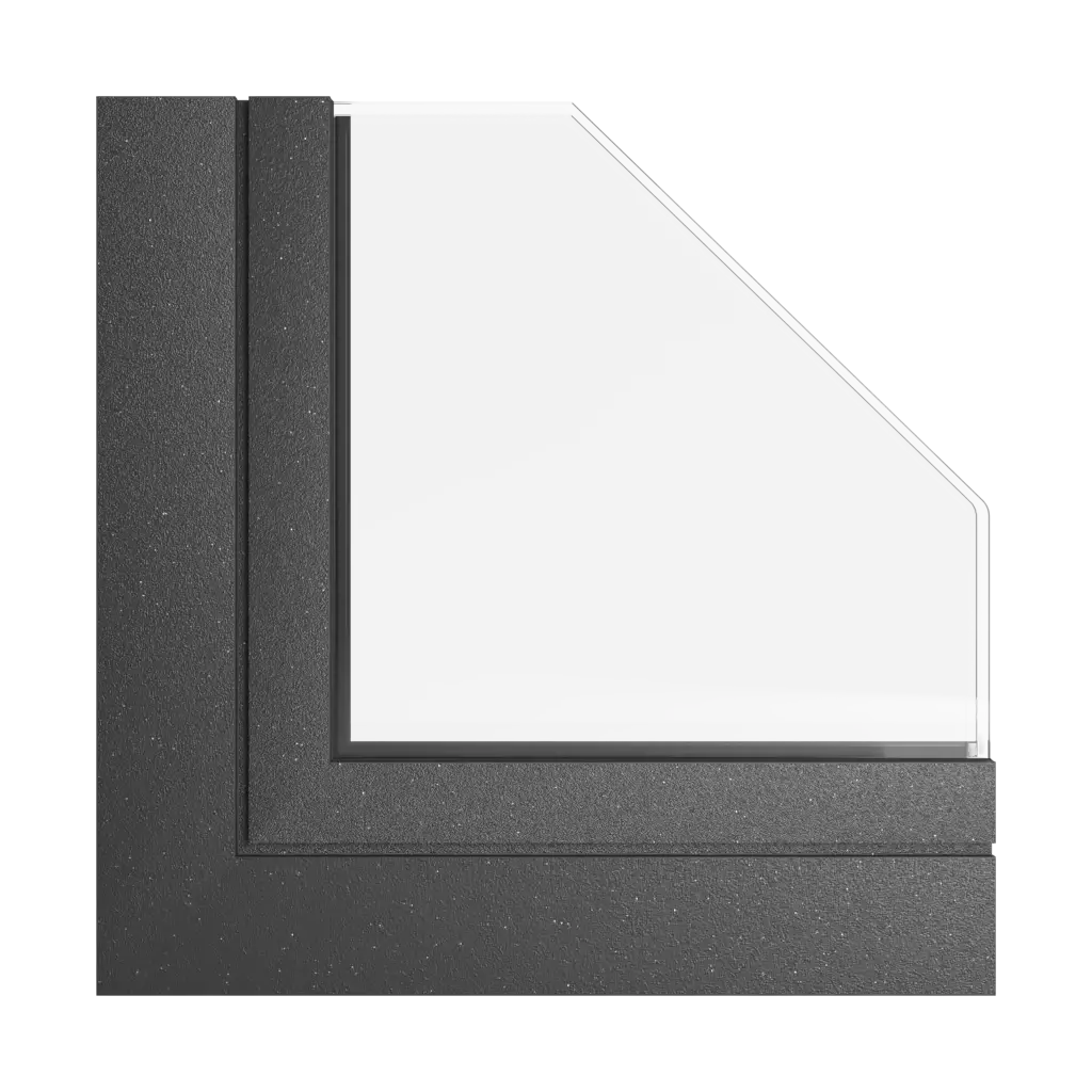 Czarny głęboki tiger okna profile-okienne aliplast