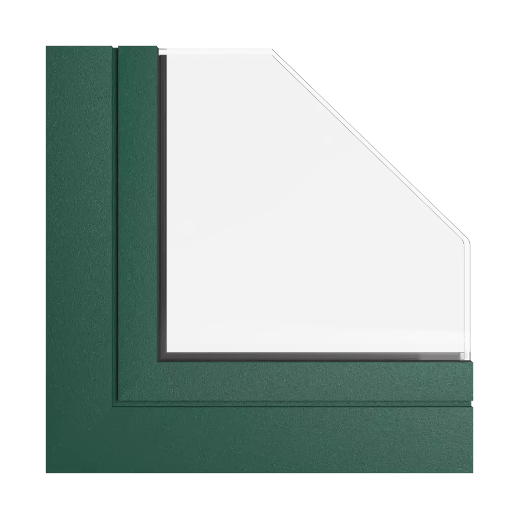 Zielony mech tiger okna profile-okienne aliplast