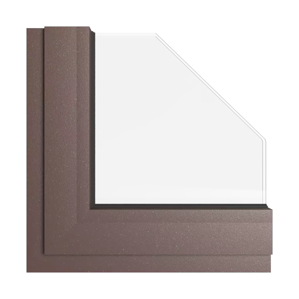 Brązowy metaliczny tiger okna kolory aliplast brazowy-metaliczny-tiger interior