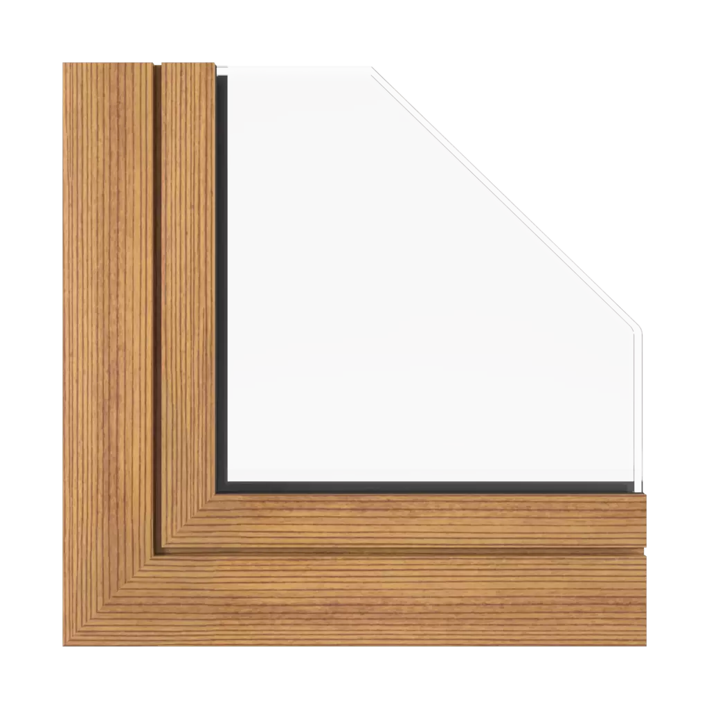 Jodła ciemna okna profile-okienne aluprof mb-77-hs
