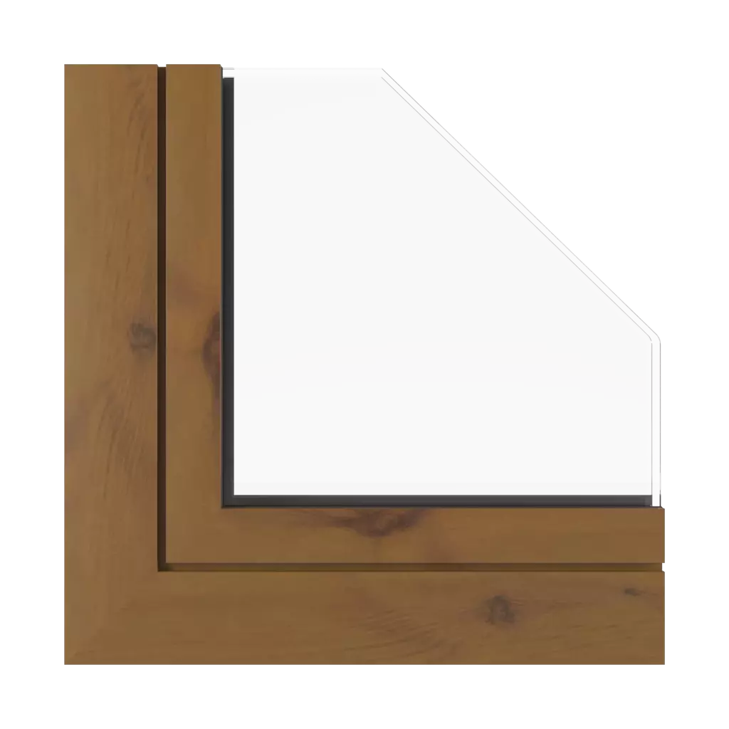 Sosna ciemna okna profile-okienne aluprof mb-77-hs