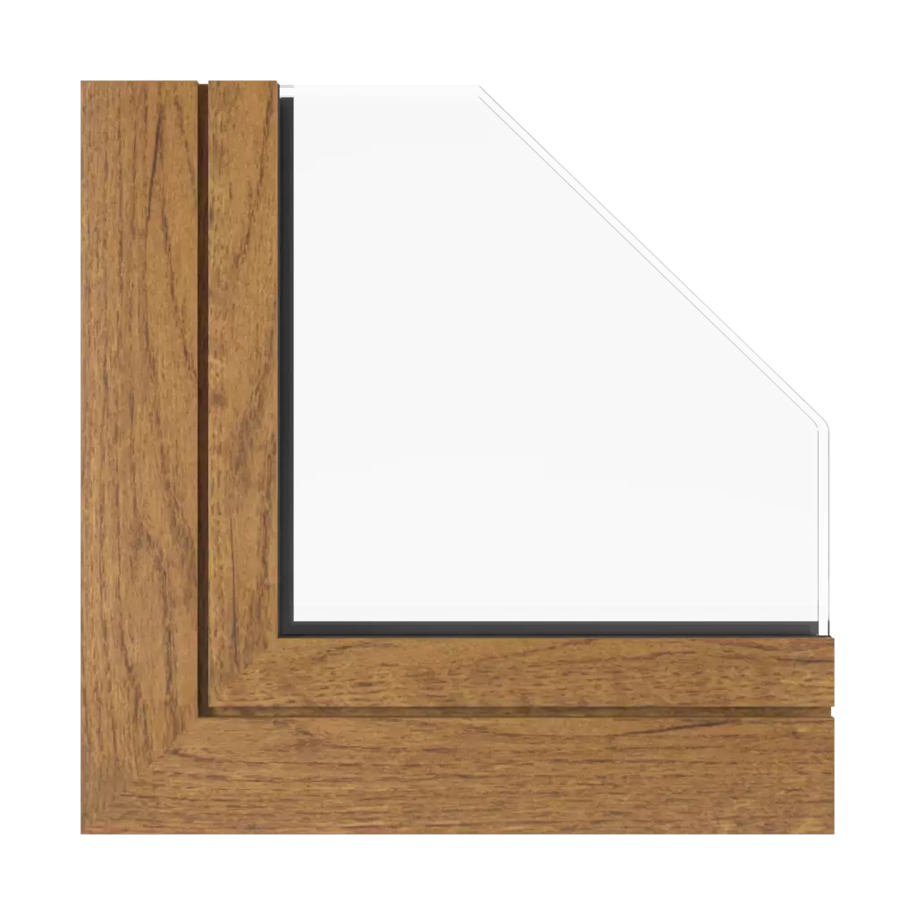 Dąb rustykalny okna profile-okienne aluprof mb-77-hs