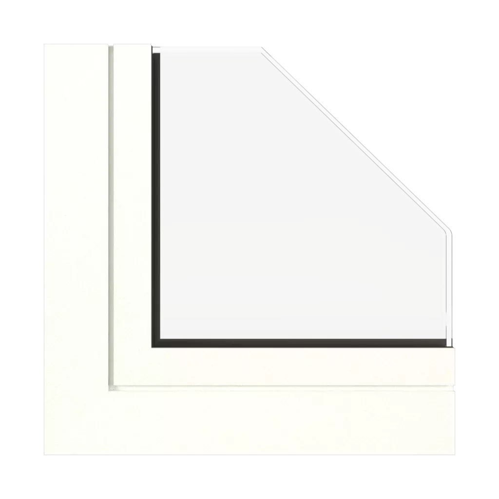 BiaÅ‚y drobna struktura okna profile-okienne aluprof mb-skyline