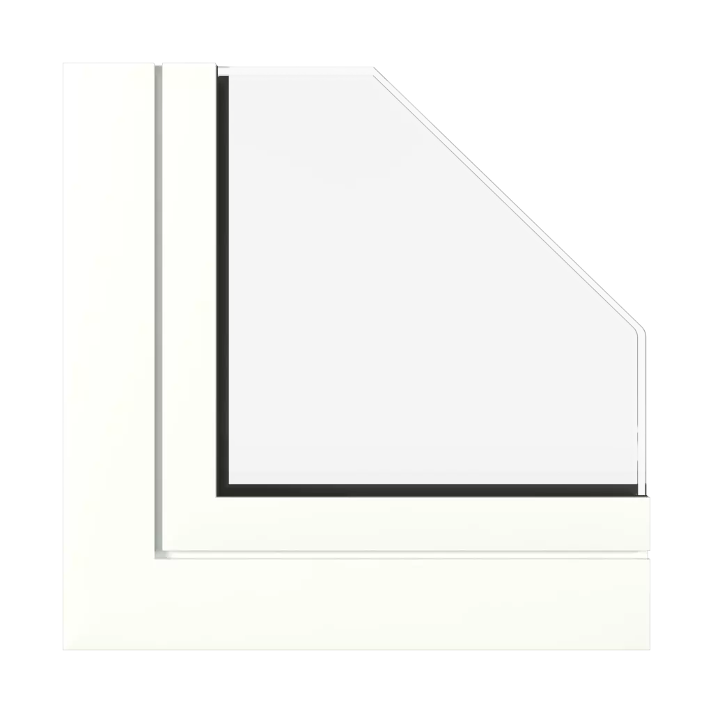 Biały satynowy okna profile-okienne aluprof mb-skyline-type-r