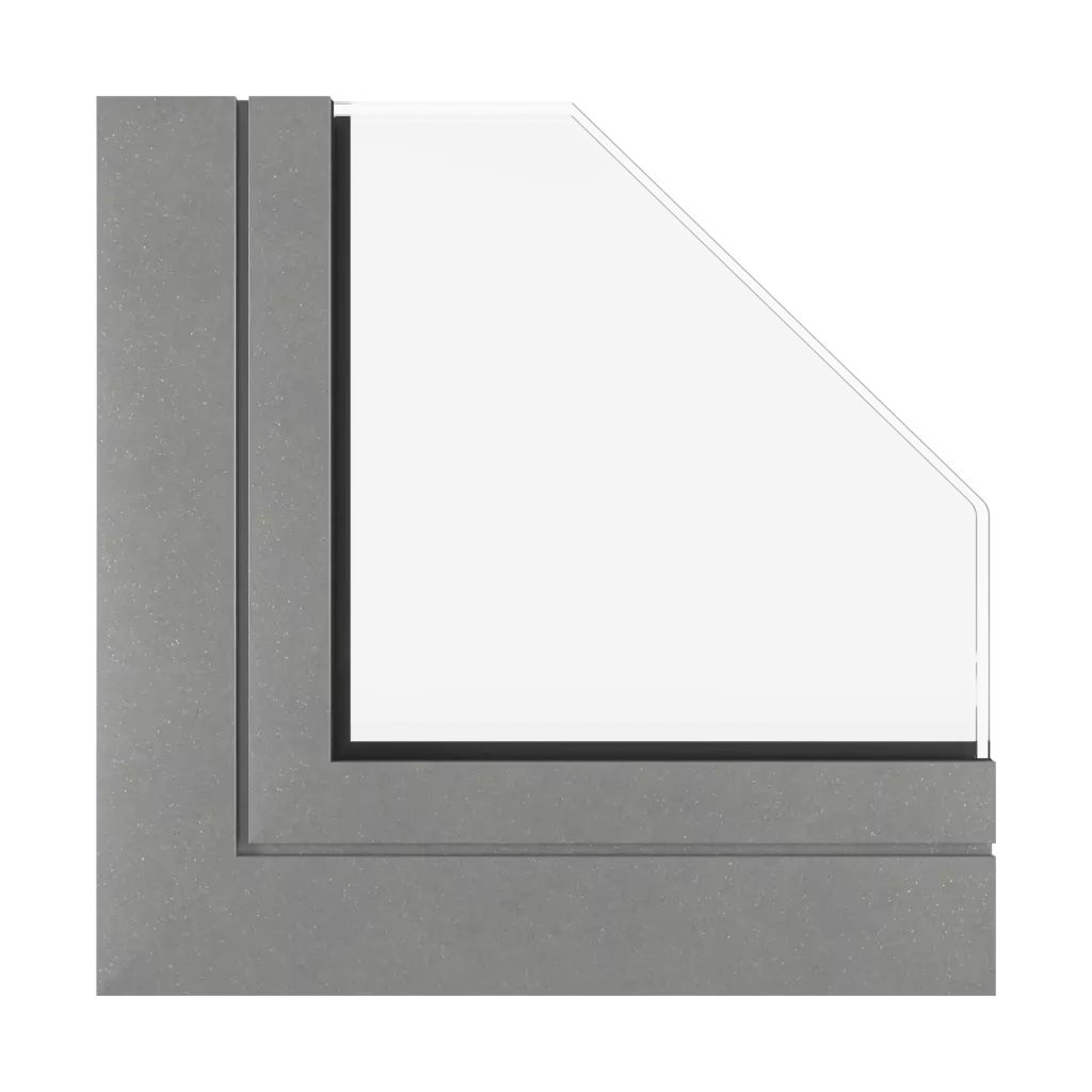 Szare aluminium mat okna kolory aluprof szare-aluminium-mat