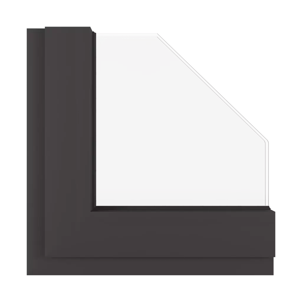 Brązowy szary okna kolory aluprof brazowy-szary interior