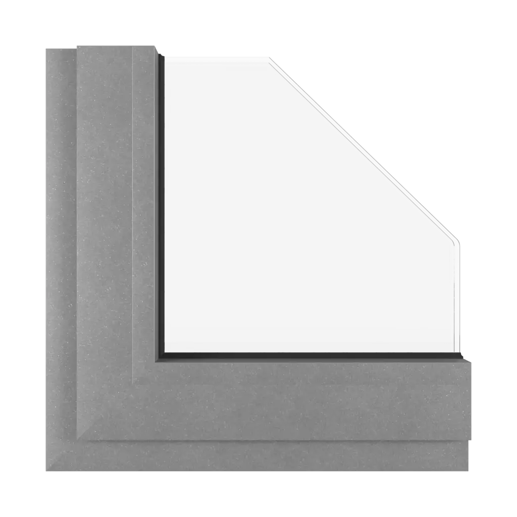 Szare aluminium mat okna kolory aluprof szare-aluminium-mat interior